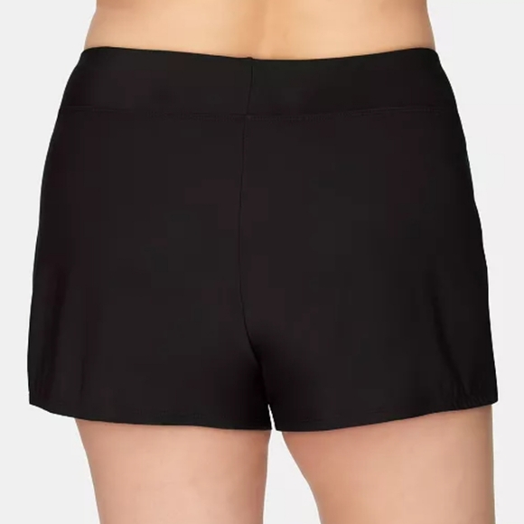 Swim Solutions Solid Swim Shorts Black - Picture 4 of 4
